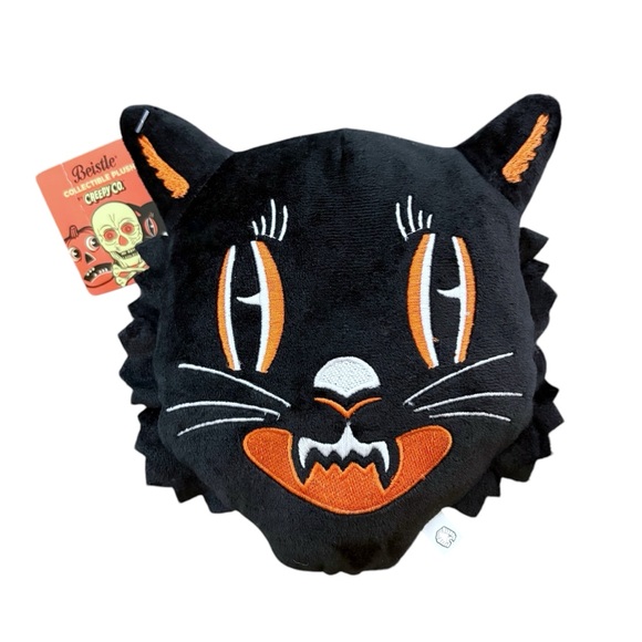 NWT HTF RARE Beistel Halloween Cat Plush